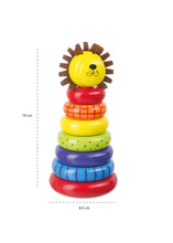 Load image into Gallery viewer, Orange Tree Toys Lion Stacking Ring