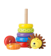 Load image into Gallery viewer, Orange Tree Toys Lion Stacking Ring
