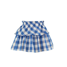 Load image into Gallery viewer, Miranda Skirt Set Blue & White Check