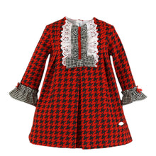 Load image into Gallery viewer, Miranda Dress Red Houndstoorh