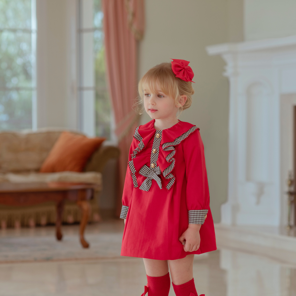 Red and black dress girls 2025