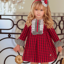 Load image into Gallery viewer, Miranda Dress Red Houndstoorh