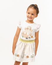 Load image into Gallery viewer, Caramelo Kids Holiday Essentials Skirt Set Beige
