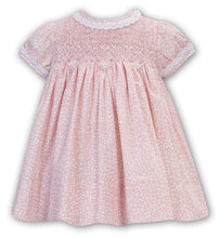Load image into Gallery viewer, Sarah Louise Smocked Dress Peach
