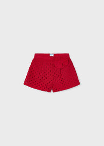 Mayoral Girls Shorts Set Red