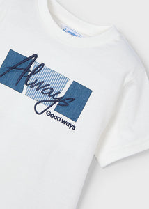 Mayoral Applique Text Top