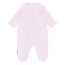 Load image into Gallery viewer, Blues Baby Velour Sleep Suit Pink
