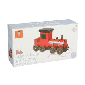 Orange Tree Toys Steam Train Pull Along