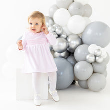 Load image into Gallery viewer, Blues Baby Smocked Velour Dress Pink
