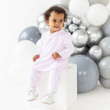 Load image into Gallery viewer, Blues Baby Diamonte Velour Set Pink

