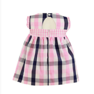 Miranda Toddler Girls Dress Pink, Navy