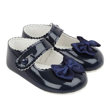 Baypods Picot Bow Shoes Navy