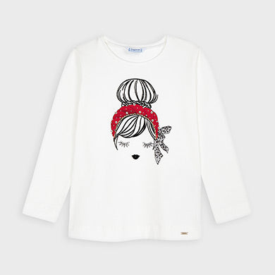 Mayoral Long Sleeve Doll T-Shirt