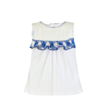 Load image into Gallery viewer, Miranda Skirt Set Blue &amp; White Check
