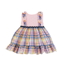 Load image into Gallery viewer, Miranda Toddler Dress Pink Check
