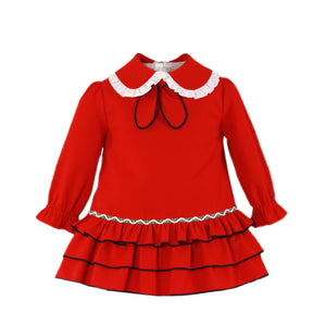 Miranda Toddler Dress - Red