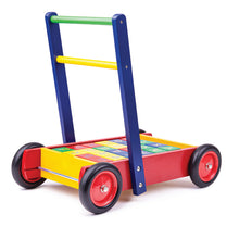 Load image into Gallery viewer, Tidlo Baby Walker with ABC Bricks
