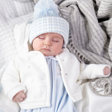 Load image into Gallery viewer, Dandelion White Baby Knitted Jacket with Hood
