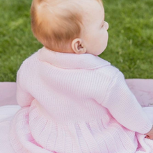 Load image into Gallery viewer, Dandelion Knitted Baby Coat with Pearl Buttons Pink
