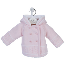 Load image into Gallery viewer, Dandelion Pink Baby Knitted Jacket
