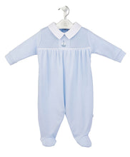 Load image into Gallery viewer, Dandelion &#39;Boat&#39; Smocked Cotton Sleepsuit
