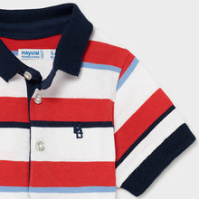 Load image into Gallery viewer, Mayoral Block Stripes Polo Shirt for Baby Boy
