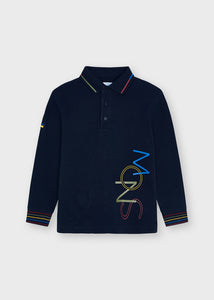 Mayoral Letter Polo Shirt
